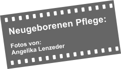 Neugeborenen Pflege:  Fotos von: Angelika Lenzeder